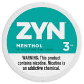 Mentol Zyn Nicotina Bolsas 3mg